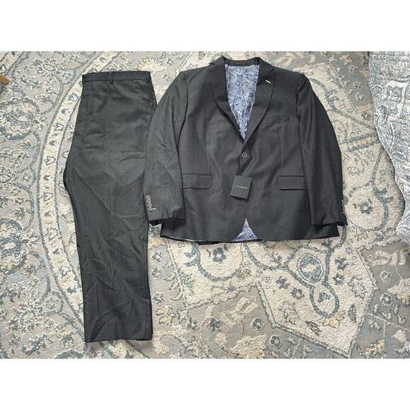 J Hilburn Other - J. Hilburn Custom Tailored Suit Gray Wool Vitale Barberis 1663 40R